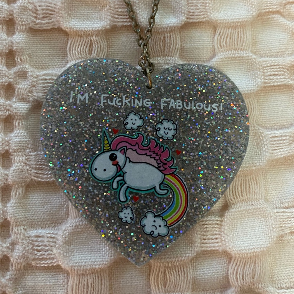 💜 I’m F$@king Fabulous necklace